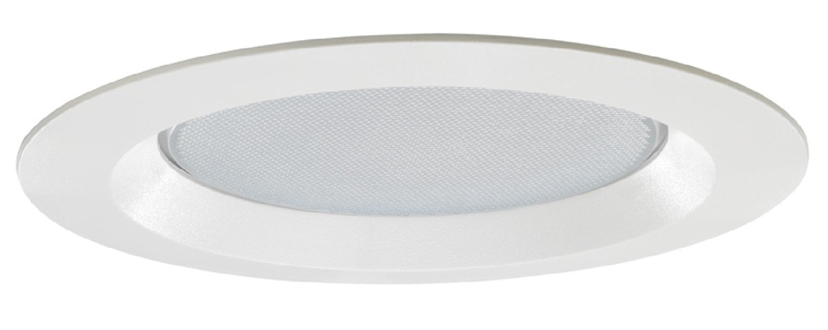 Juno Recessed Lighting 220-PW (220 PW) 6" Fluorescent, Albalite Lens with Reflector Trim, Plastic White Trim