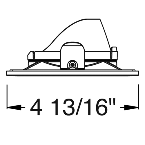 Juno Aculux Recessed Lighting 2301SQ3BHZ-BL-SF 2" 3 Heads LED Regressed Lensed Pinhole Self Flanged Trim, Black Finish