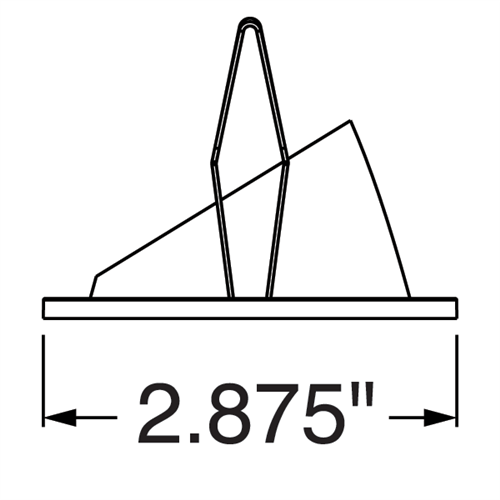 Juno Aculux Recessed Lighting 2311BHZ-WH-FM 2" Round Adjustable Lensed Pinhole LED, Low Voltage Flush Mount, White Trim