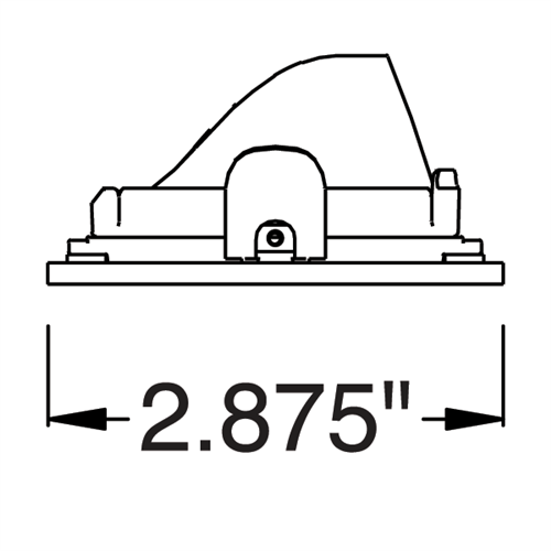 Juno Aculux Recessed Lighting 2331SQ2BHZ-BL-FM 2" 2 Heads LED Adjustable Lensed Pinhole Flush Mount Trim, Black Finish
