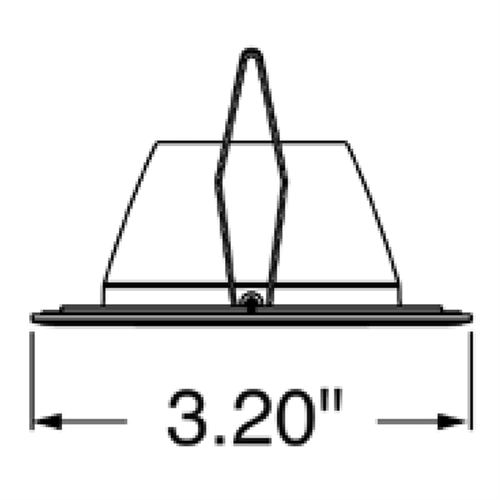 Juno Aculux Recessed Lighting 2337BHZ-BL-SF (2DPIN BD BLSF) New Construction 2" Round LED with 1-1/4" Pinhole, Black Diffuse Reflector, Black Painted Flange Trim