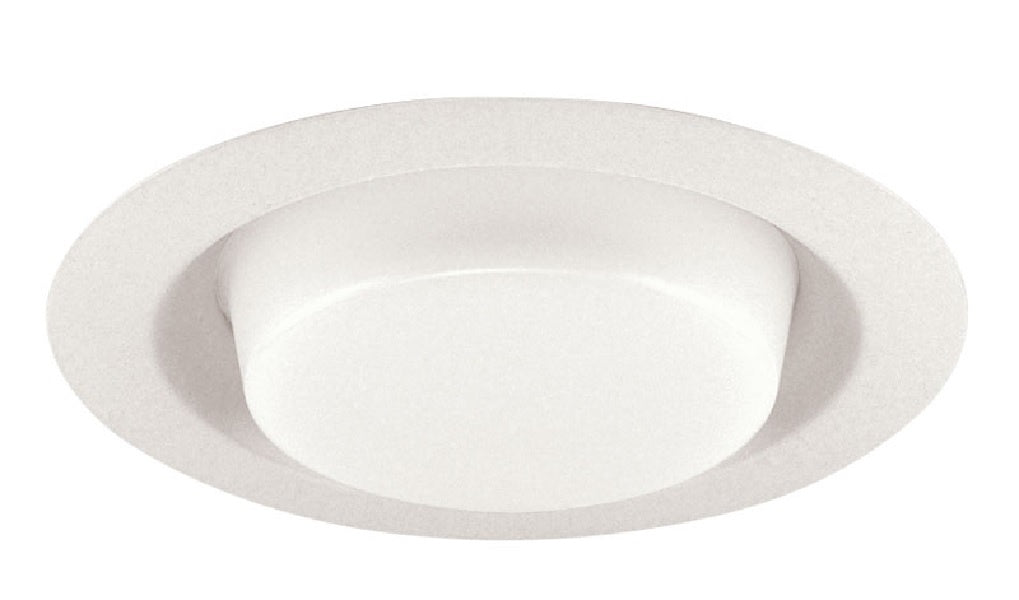 Juno Recessed Lighting 241-WH (241 WH) 6" Line Voltage, Fluorescent, Drop Opal Trim with Reflector, White Trim