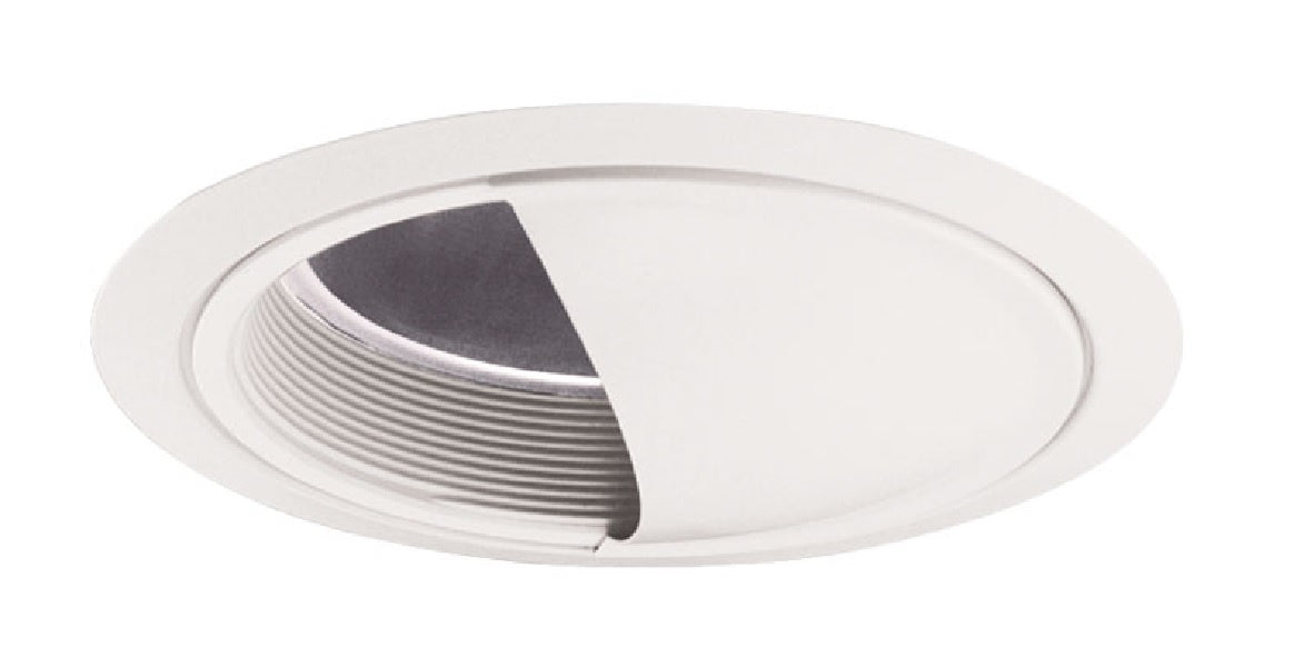 Juno Recessed Lighting 261W-WH (261 WWH) 6" Line Voltage, Fluorescent, Scoop Trim, White Baffle, White Trim