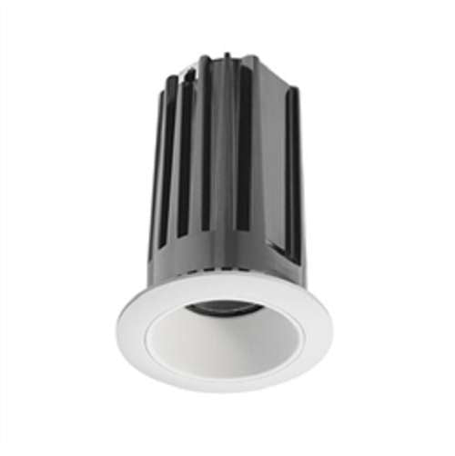 Juno 2" LED 2LEDTRIM G2 DC 40K 90CRI FL WWH Recessed Lighting 2" LED Gen 2 Round Downlight Cone 4100K 90 CRI, Flood Beam, White Reflector, White Trim Ring