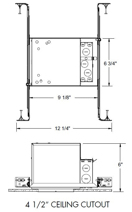 Juno IC1LED G4 14LM 27K 90CRI MVOLT EZ1 Recessed Lighting 4" IC LED New Construction Housing, Generation 4, 1400 Lumens, 2700K Color Temperature, 90 CRI, Multi-Volt (120-277), eldoLED 0-10V, 1% Dim
