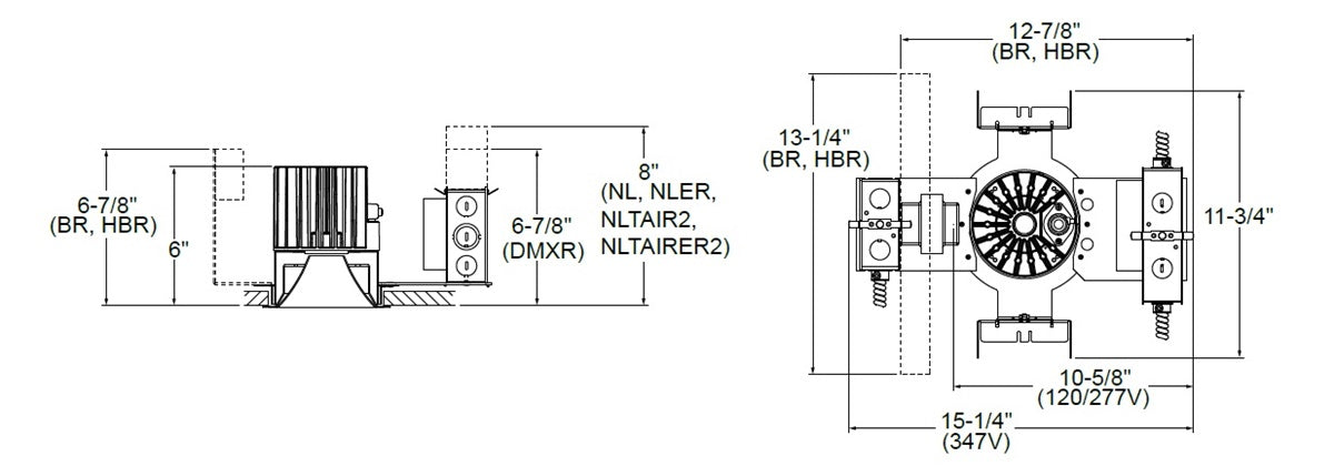 Juno L4 65LM 40K MVOLT G4 80CRI ZT 4" New Construction Housing, 6500 Lumens, 4000K, 120-277V, Generation 4, 80 CRI, 0-10V Dimming to 10% Min