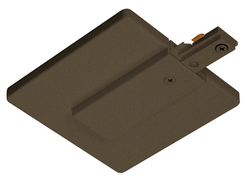 Juno Track Lighting R21BZ (R21 BZ) Trac Lites End Feed Connector and Outlet Box Cover, Bronze Color