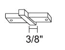 Juno Track Lighting R23WH (R23 WH) Trac Lites Miniature Straight Connector, White Color
