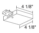 Juno Track Lighting R36BZ (R36 BZ) Trac Lites T-Bar End Feed, Bronze Color