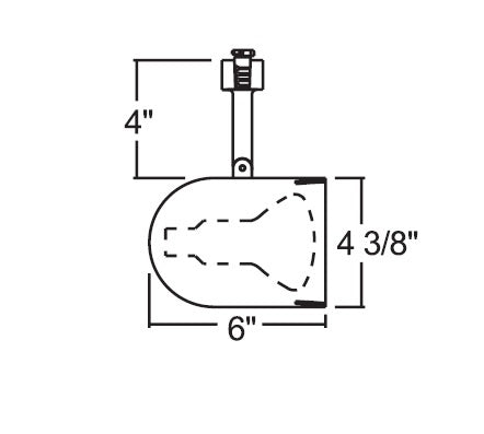 Juno R502 BLB WH Track Lighting Trac Lites Round Back Cylinder Line Voltage 65W BR30/PAR30L, Black Baffle, White Color