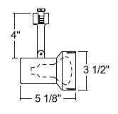 Juno Track Lighting R511W-WH (R511 WHB WH) Trac Lites Step Cylinder Line Voltage 50W PAR20/R20 White Baffle White Color