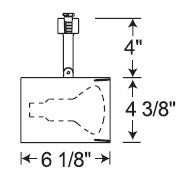 Juno Track Lighting R522W-WH (R522 WHB WH) Trac Lites Flat Back Line Voltage 65W BR30/75W PAR30 White Baffle White Color