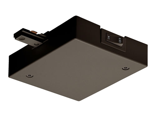 Juno Track Lighting RCLF11BZ (RCLF11 BZ) Trac Lites Current Limiting Feed, 1 Circuit, End Feed, Bronze Color