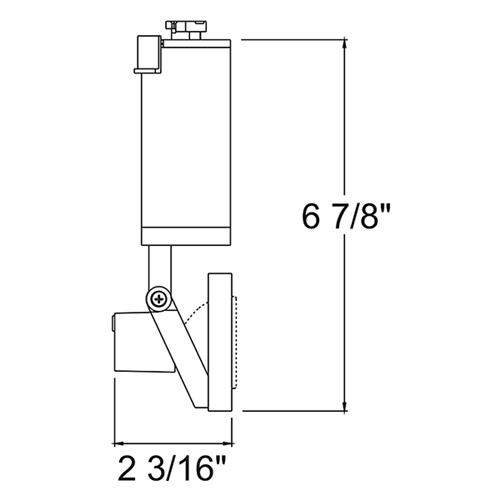 Juno Track Lighting T1042V-BL (T1042 V BL) Trac Master Low Voltage Vertical Concentricity16 MR16 LED-Compatible Lampholders, Black Finish