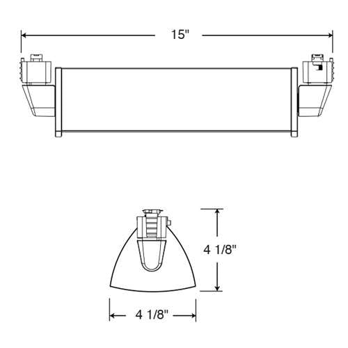 Juno Track Lighting T256L 30K 80CRI PDIM BL 35W Dimmable LED Wall Wash / Flood Track Fixture, 3000K, Black Finish