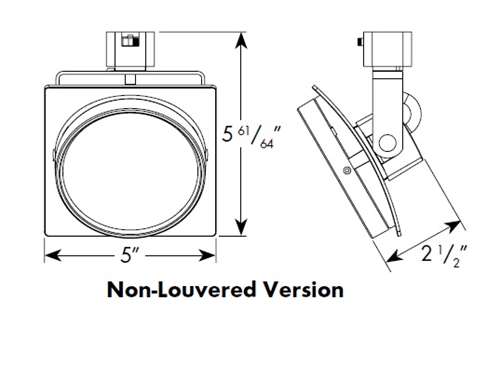 Juno Track Lighting T271L 35K ES PDIM SP BL Arc 13W Dimmable LED Track Fixture 3500K, Spot, Black Finish