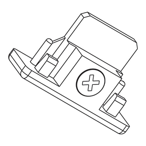Juno Track Lighting T28BL (T28 BL) Trac Master One Circuit Dead End, Black Color