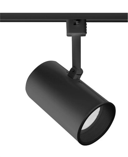 Juno Track Lighting T313B-BL (T313 BLB BL) Flat Back Cylinder - Line Voltage 50W R20, Black Baffle, Black Color