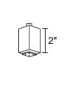Juno Track Lighting T33WH (T33 WH) Trac Master Outlet Adapter White Color