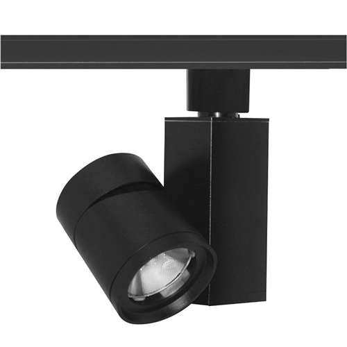 Juno Track Lighting T381L 35K 80CRI PDIM FL BL 13W Vertical Cylinder LED, 3500K Color Temperature, 80 CRI, Flood Beam Spread, Black Finish