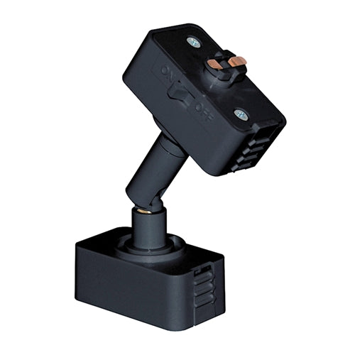 Juno Track Lighting T95WA-BL (T95 BL WA) Trac Master Slope Ceiling Adapter for Fixture with Wide Trac Adapter, Black Color