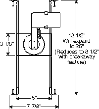 Juno Track Lighting TBX18E-WH (TBX 18E WH) Biax 18W HPF Electronic Ballast Wall Washer White Color