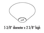 Juno Track Lighting TL541U-WH (TL541 LED WH) Conical Monopoint with Integral Transformer Compatible with LED and Halogen Fixtures, White Color