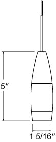 Juno TLPL2782SNSL Trac 12 Decorative LED Mini-Pendant 6W 12V, Flute Pendant, with 78" Cord, 2700K Color Temperature, Satin Nickel Body, No Glass, Silver Adapter