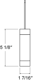 Juno TQJPL11442BLBL Trac-Master Decorative LED Mini-Pendant 6W 12V, Cylinder Pendant with 144 inch Cord, 2700K Color Temperature, Black Pendant Body, No Glass, Black Adapter