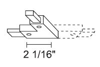 Juno Track Lighting TU24BL (TU24 BL) 2-Circuit Trac Master Adjustable Connector, Black Color