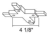 Juno Track Lighting TU26WH (TU26 WH) 2-Circuit Trac Master X Connector, White Color