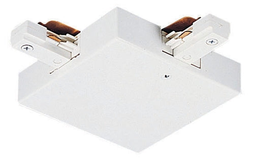 Juno Track Lighting TU35WH (TU35 WH) 2-Circuit Trac Master T-Bar Adjustable Joiner Feed, White Color