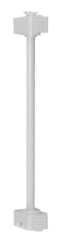 Juno Track Lighting TW48WA-WH (TEW 48IN WH WA) 48" Line Voltage Extension Wand for Fixture with Wide Adapter, White Color