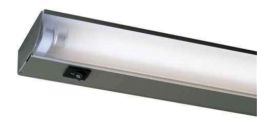 Juno Undercabinet Lighting UFL46-SL (UFL46 SL) 46" 28W T5 HE Lamp, 3000K Fluorescent Undercabinet Fixture, Silver Finish