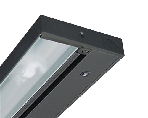 Juno Undercabinet Lighting UPF34-BL 34" 21W T5 HE Lamp, 3000K Pro Fluorescent Undercabinet Fixture, Black Finish