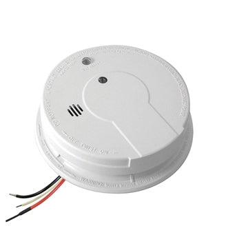 Kidde 1275A 120V AC/DC Wire-in Ionization Smoke Alarm with 9V Alkaline Battery Backup (Upgraded to i4618)