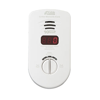 Kidde KN-COP-DP-10YL (900-0280) Worry-Free Living Area Plug-in Carbon Monoxide Alarm with Sealed Lithium Battery Backup and Digital Display