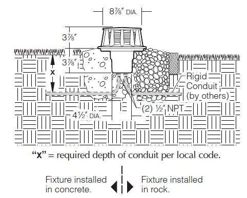 Kim Lighting 3095DB 9W CFL 120V Cast Aluminum Path-Lighter Landscape Light, Dark Bronze Finish