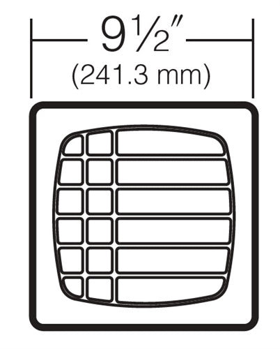 Kim Lighting 5090DL Directional Louver for Kim C54 Well Light