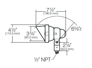 Kim Lighting EL720GR 120V Die-Cast Aluminum Landscape Light, Scarab Style, 35W-50W PAR20 Halogen, Verde Green Finish