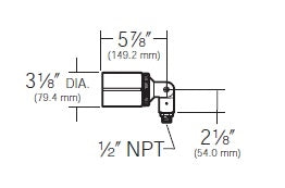 Kim Lighting KLV201BL 12V Low Voltage 20W-75W MR16 Halogen Directional Die-Cast Aluminum Landscape Light, Round Hood Style, Black Finish