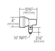 Kim Lighting KLV205GR 12V Die-Cast Aluminum Landscape Light, Square Hood Style, 20W-75W MR16 Halogen, Verde Green Finish