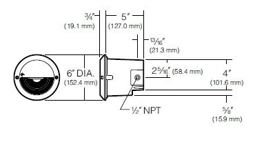 Kim Lighting KLV817/3L5K/BL LED 12V Die-Cast Aluminum Round Landscape Step Light, 5.3W, 3 LEDs, 5100K, Black Finish