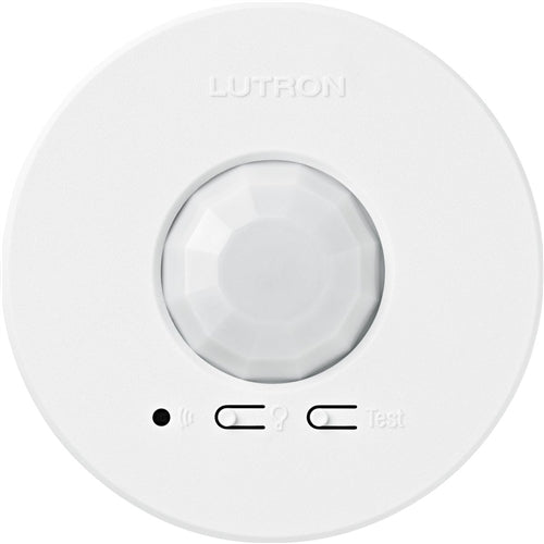 Lutron LRF2-OCR2B-P-WH Radio Powr Savr Wireless RF 360 deg Celing-mount Occupancy/Vacancy Sensor, Auto-On/Auto-Off or Manual On/Auto-off in White