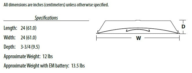 Lithonia 2ALL2 CTRF 33L EZ1 LP835 2'x2' Center Fill LED Recessed Light, 3300 Lumens, 120-277V, eldoLED Dims to 1%, 3500K