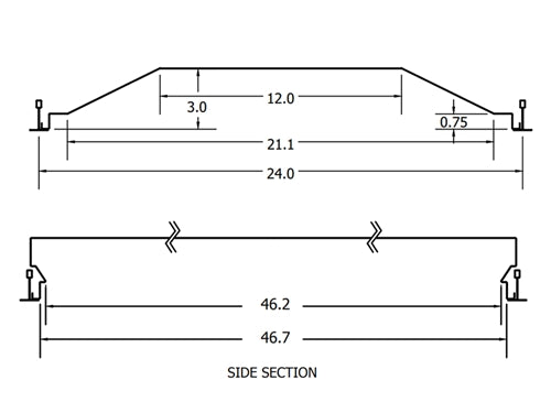 Lithonia 2BLT4R 40L ADP LP835 2x4 LED Troffer Retrofit for Fluorescent Fixtures 4000 Lumens 34 Watt 3500K