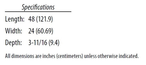 Lithonia 2ESL4 48L MVOLT EZ1 LP835 2'x4' Louvered LED Troffer, 4800 Lumens, 120-277V, eldoLED Dims to 1%, 0-10V Dimming, 82 Cri, 3500K, no nLight