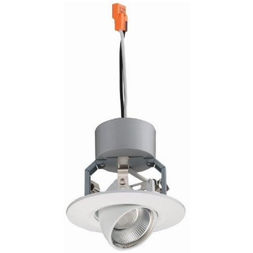 Lithonia 3iGMB LED 30K 90CRI 3 inch LED iGimbal Downlight, 8.7 Watts, 3000K, 90 CRI, 560 Lumens, Matte Black