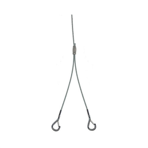 Lithonia IBAC240 M75 Aircraft Cable 75' with Hook (one pair)