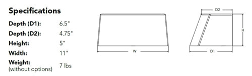 Lithonia ARC1 LED P3 40K MVOLT DDBXD Architecture LED Wall Light, 3000 Lumens, 4000K, 120-277V, Dark Bronze